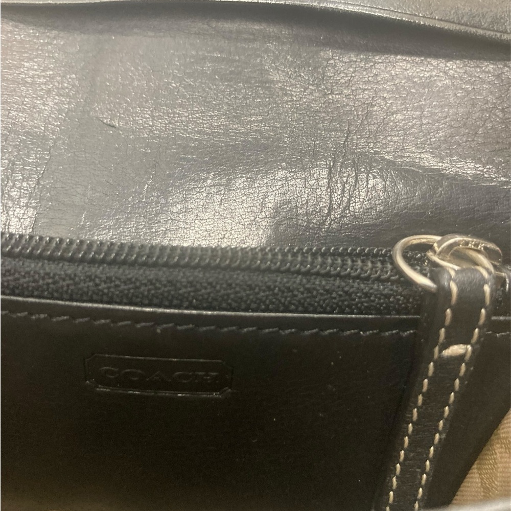 Coach Black Leather wallet - Picture 7 of 9